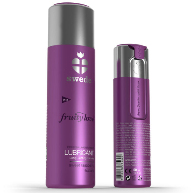 SWEDE - FRUITY LOVE GLIJMIDDEL FRAMBOOS EN SNIJBLAAD 100 ML 