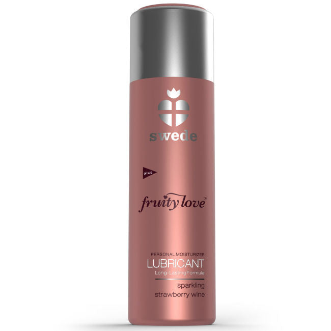 SWEDE - FRUITY LOVE AARDBEI EN CHAMPAGNE GLIJMIDDEL 100 ML 