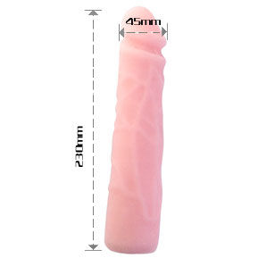 DANCE - REALISTISCHE SKIN TOUCH SILICONEN DILDO 23 CM