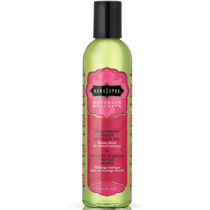 KAMASUTRA - NATURALS DIVINE AARDBEI MASSAGEOLIE 236ML