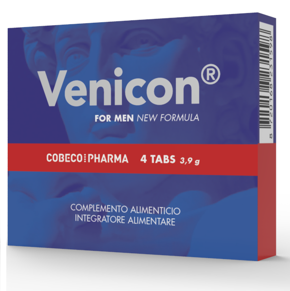COBECO - VENICON MALE VOEDINGSSUPPLEMENT 4 CAPSULES