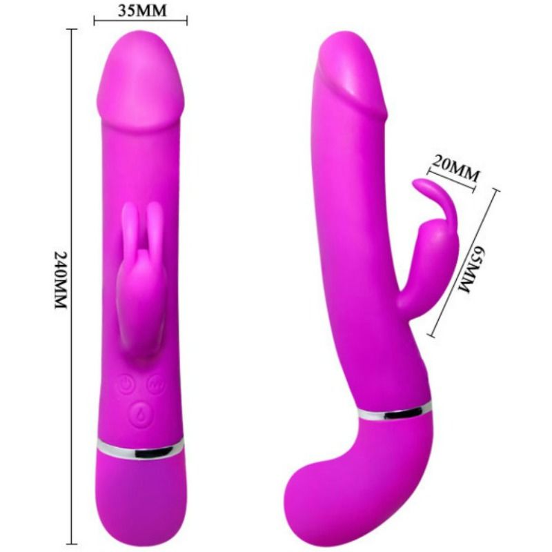 PRETTY LOVE - HENRY VIBRATOR MET 12 VIBRATIESTANDEN EN SQUIRTFUNCTIE
