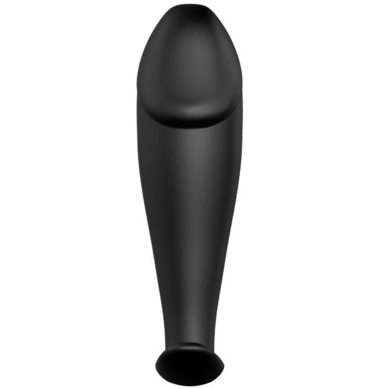 PRETTY LOVE - SILICONEN ANAAL PLUG PENISVORM MET 12 VIBRATIESTANDEN ZWART