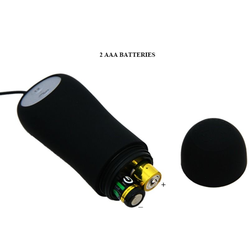 PRETTY LOVE - ANKERVORMIGE SILICONEN ANAAL PLUG 12 VIBRATIESTANDEN ZWART