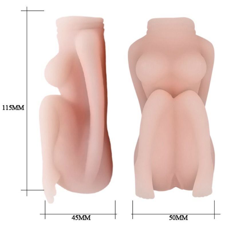 BAILE - VERLEIDING PASSIE DAME MANNELIJKE MINIMASTURBADOR SNUG FIT PUSSY