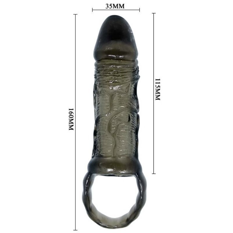 BAILE - PENISVERLENGINGSSCHOENEN MET BAND VOOR TESTIKELEN 11,5 CM