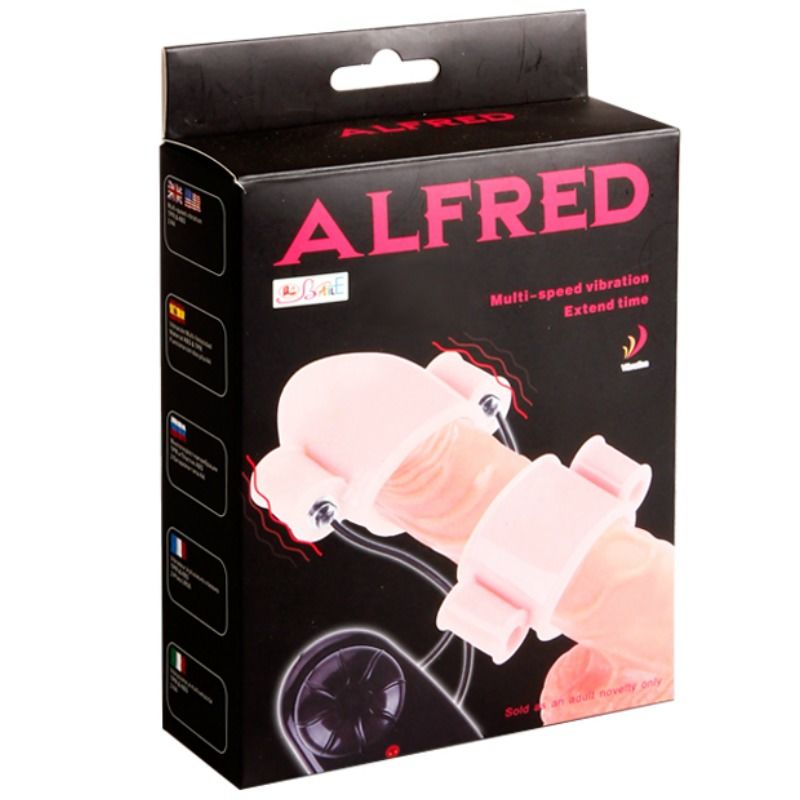 DANCE - ALFRED VIBRERENDE PENIS SLEEVES MET AFSTANDSBEDIENING