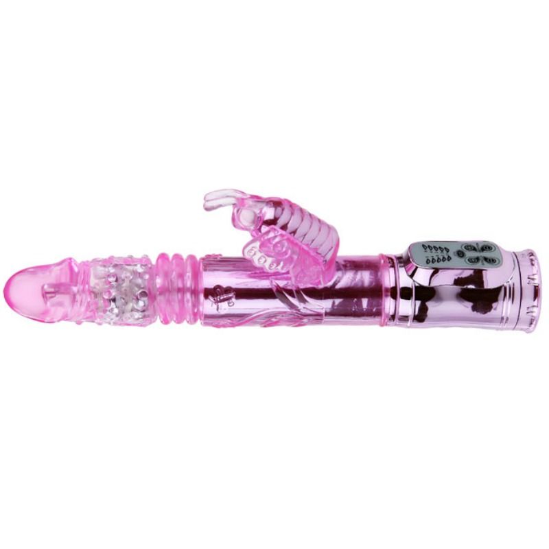 DANCE - OPLAADBARE VIBRATOR MET ROTATIE EN BOTTERENDE VLINDERSTIMULATOR