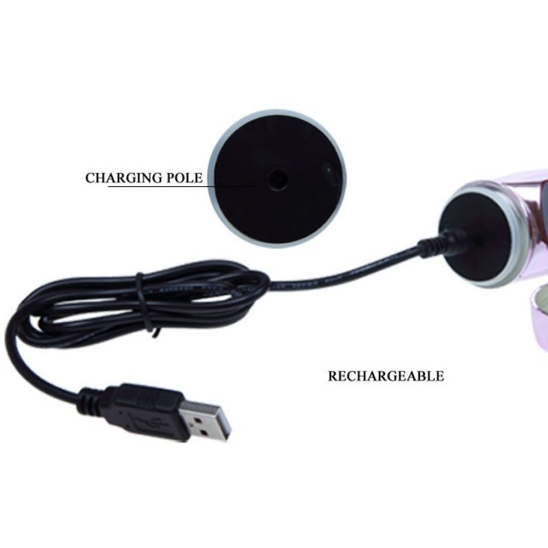 DANCE - OPLAADBARE VIBRATOR MET ROTATIE EN BOTTERENDE VLINDERSTIMULATOR