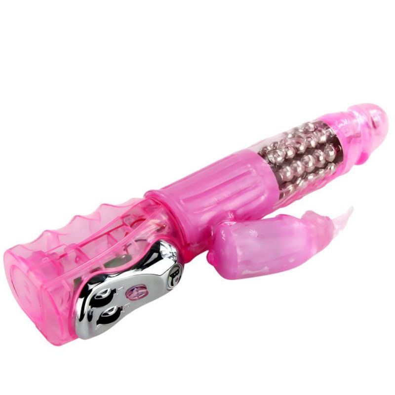 DANCE - VIBRATOR MET ROTATIE EN KONIJN MEERDERE SNELHEDEN EN MEERDERE ROTATIE