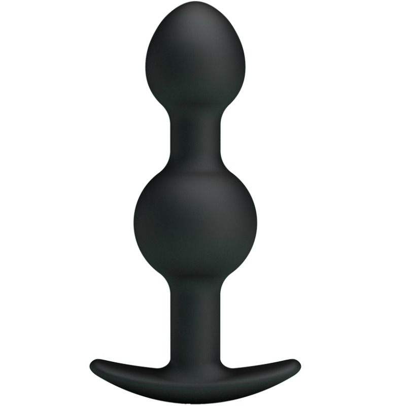 PRETTY LOVE - SILICONEN ANAALKRALEN SPECIALE STIMULATIE 10,3 CM ZWART