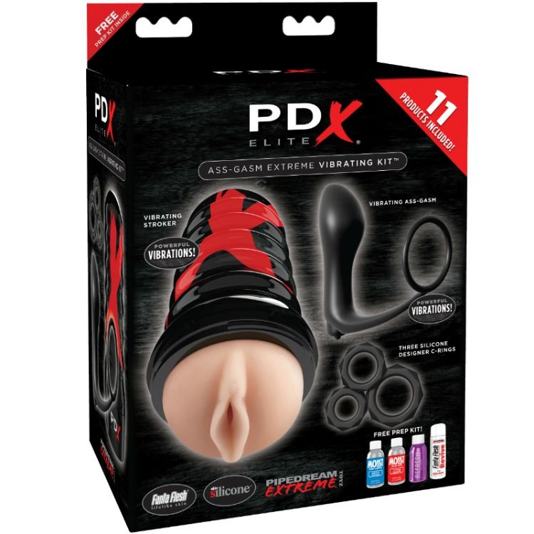 PDX ELITE - ASS-GASM EXPLOSIE KIT VAGINA ONTWERP