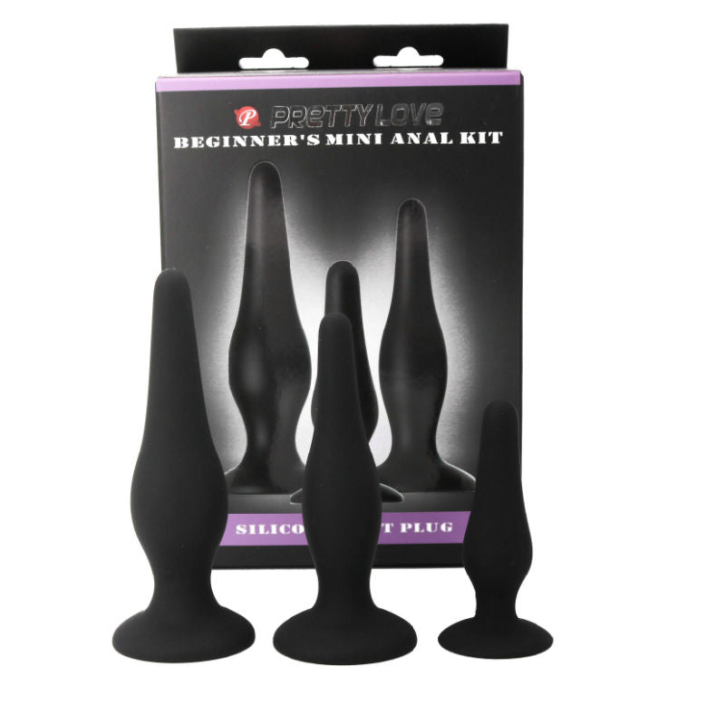 PRETTY LOVE - ANALE PLUGS SILICONEN INITIATIEKIT