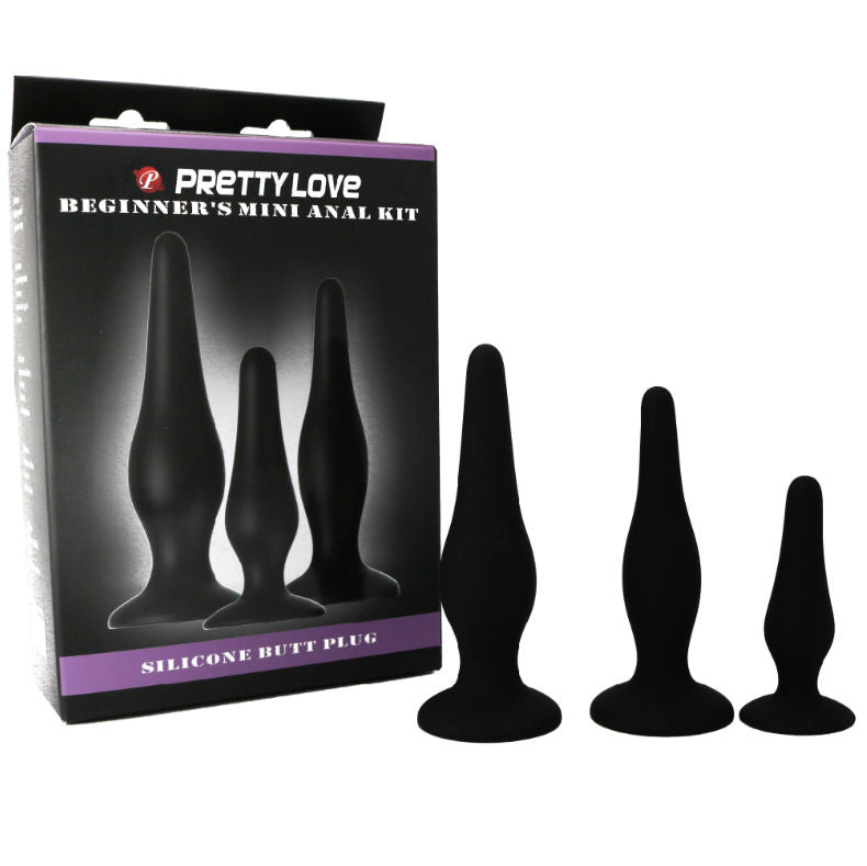 PRETTY LOVE - ANALE PLUGS SILICONEN INITIATIEKIT