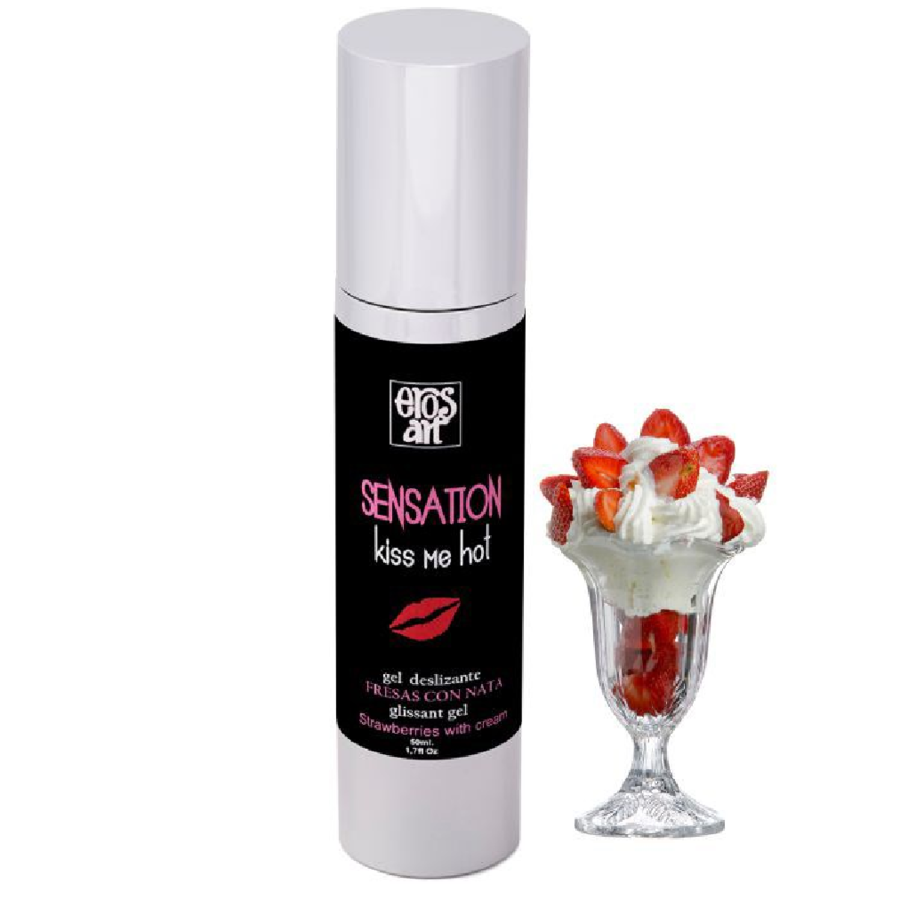 EROS-ART - SENSATION NATUURLIJK GLIJMIDDEL AARDBEIEN EN CRÈME 50 ML
