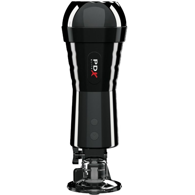 PDX ELITE - MASTURBATOR MET VIBRATIE- EN COMPRESSOREFFECT