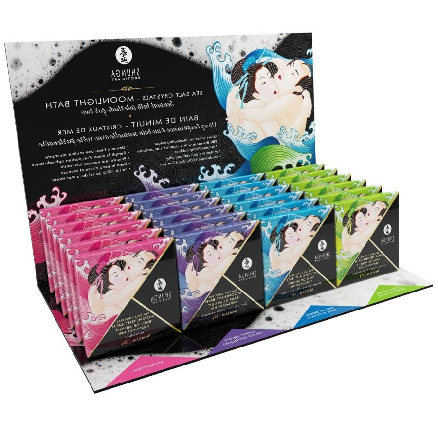 SHUNGA - LIEFDE BADDISPLAY + 24 STUKS