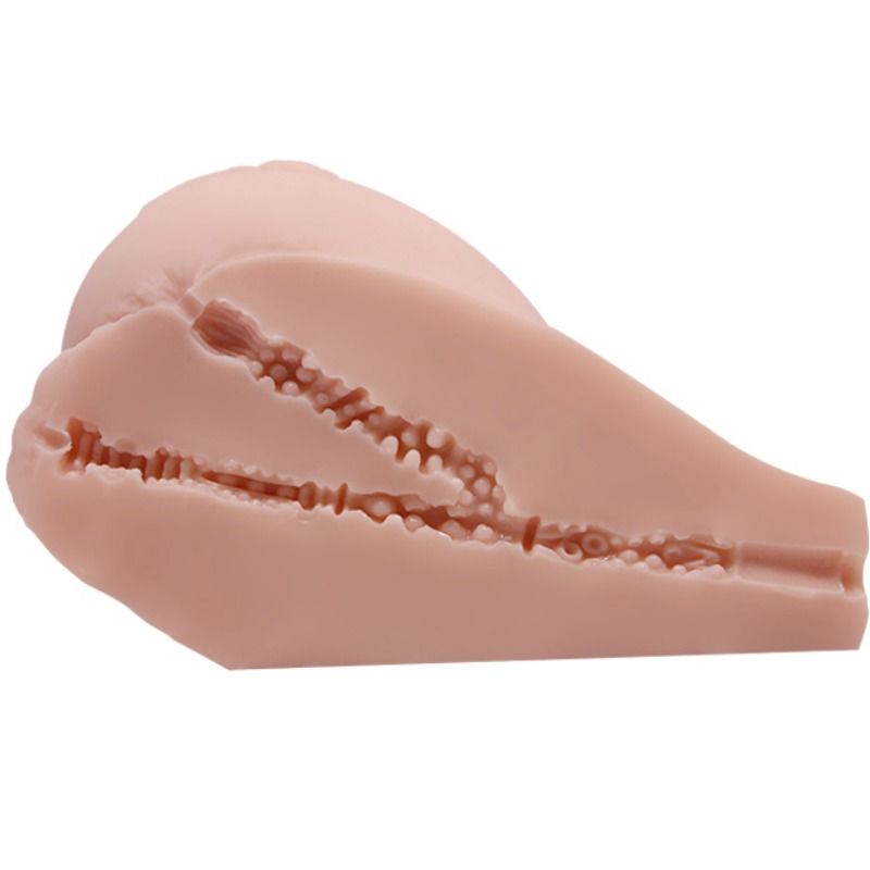 CRAZY BULL - REALISTISCHE GETATOEËERDE VAGINA EN ANUS MET VIBRATIE