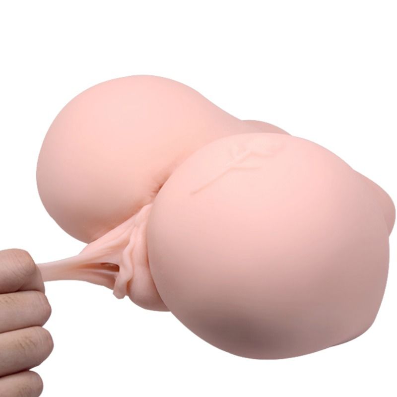CRAZY BULL - REALISTISCHE GETATOEËERDE VAGINA EN ANUS MET VIBRATIE