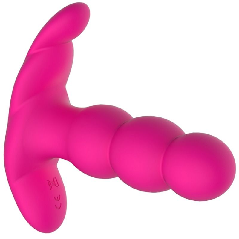 NALONE - PAREL ANALE VIBRATOR MET AFSTANDSBEDIENING, ZWART