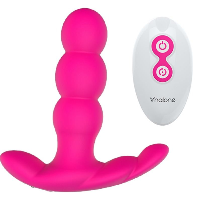 NALONE - PAREL ANALE VIBRATOR MET AFSTANDSBEDIENING, ZWART