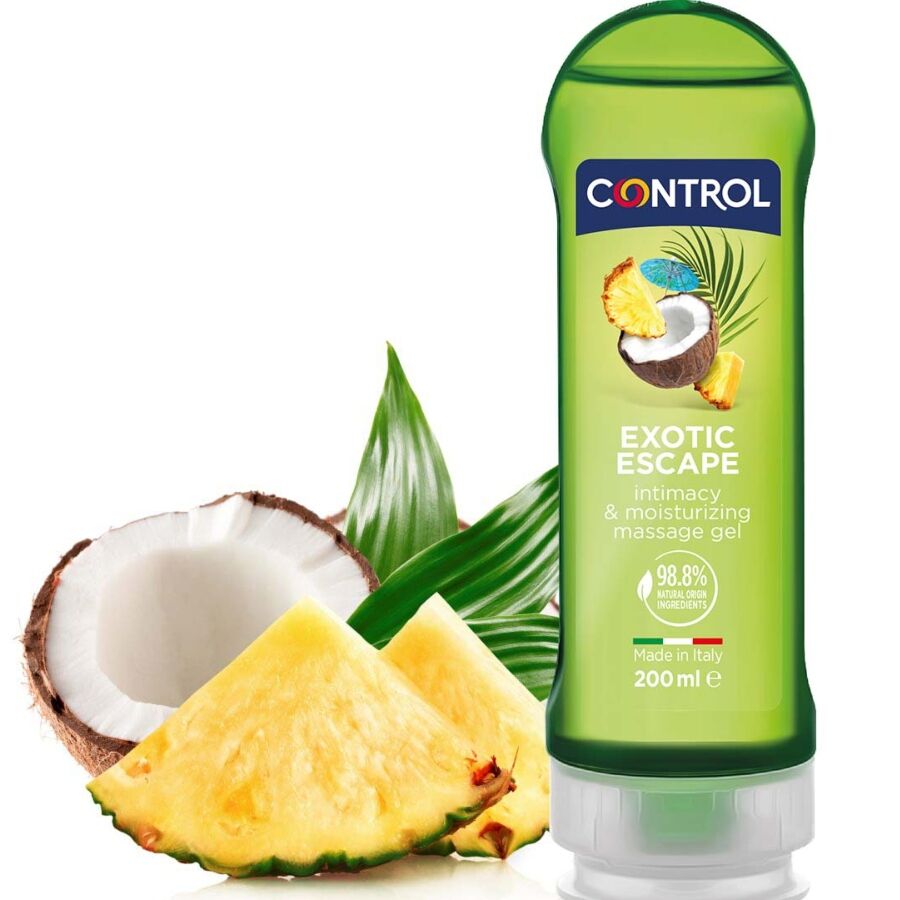 CONTROL - 2 IN 1 MASSAGE &amp; PLEZIER EXOTIC 200 ML