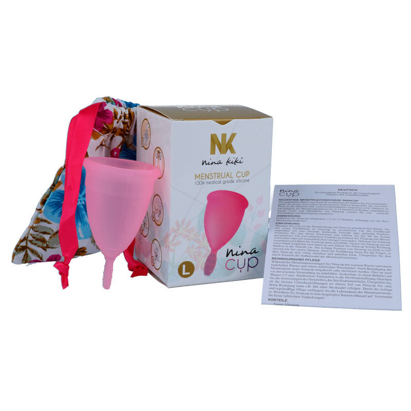 NINA KIKÍ - ROZE MENSTRUATIECUP - MAAT L
