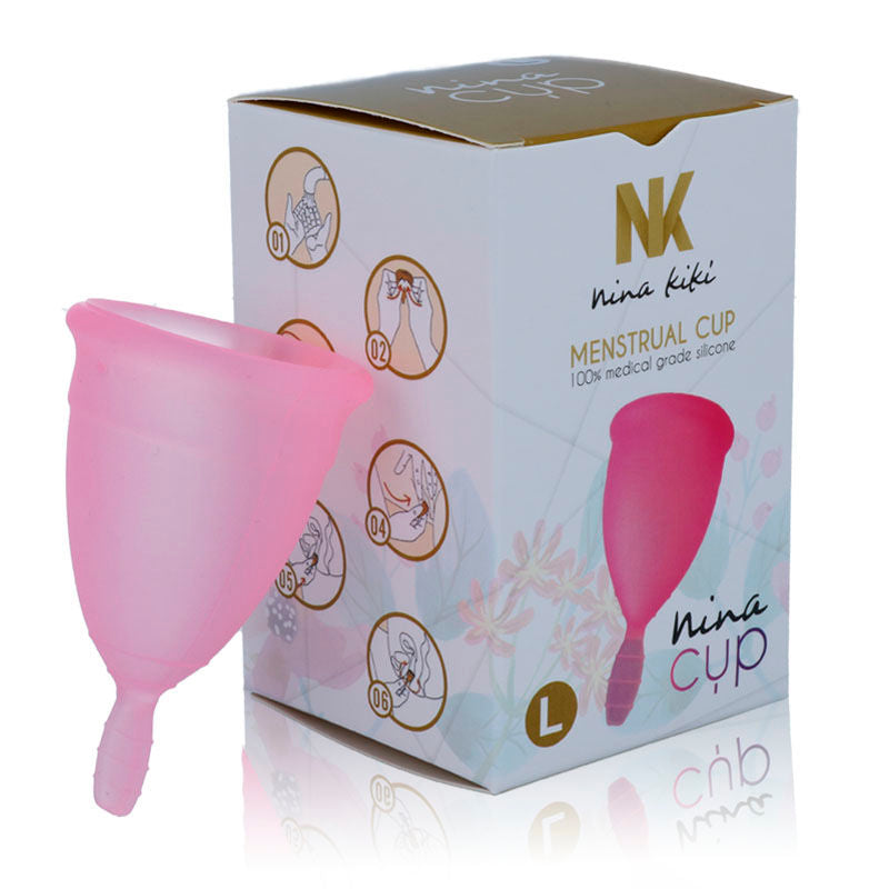NINA KIKÍ - ROZE MENSTRUATIECUP - MAAT L