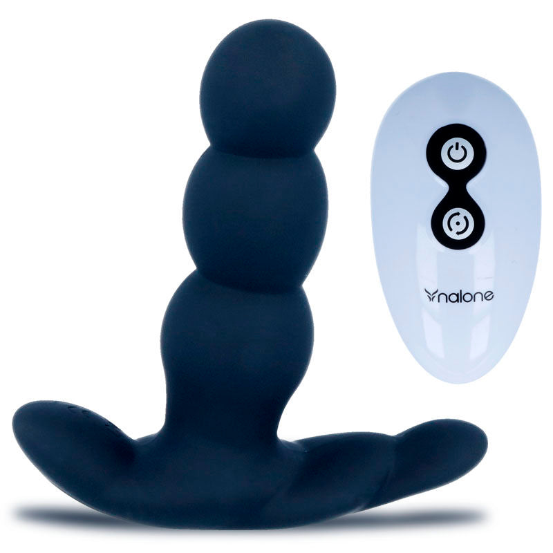 NALONE - PAREL ANALE VIBRATOR MET AFSTANDSBEDIENING, ZWART
