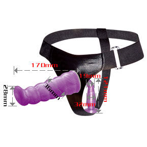 DANCE - VROUWELIJKE ANALE EN VAGINALE HARNAS LILAC G-SPOT 17 CM