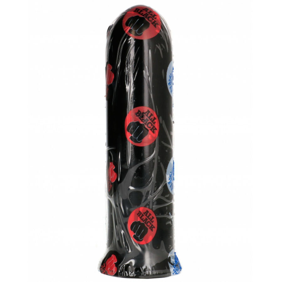 HELEMAAL ZWART - ZWARTE DILDO 19 CM