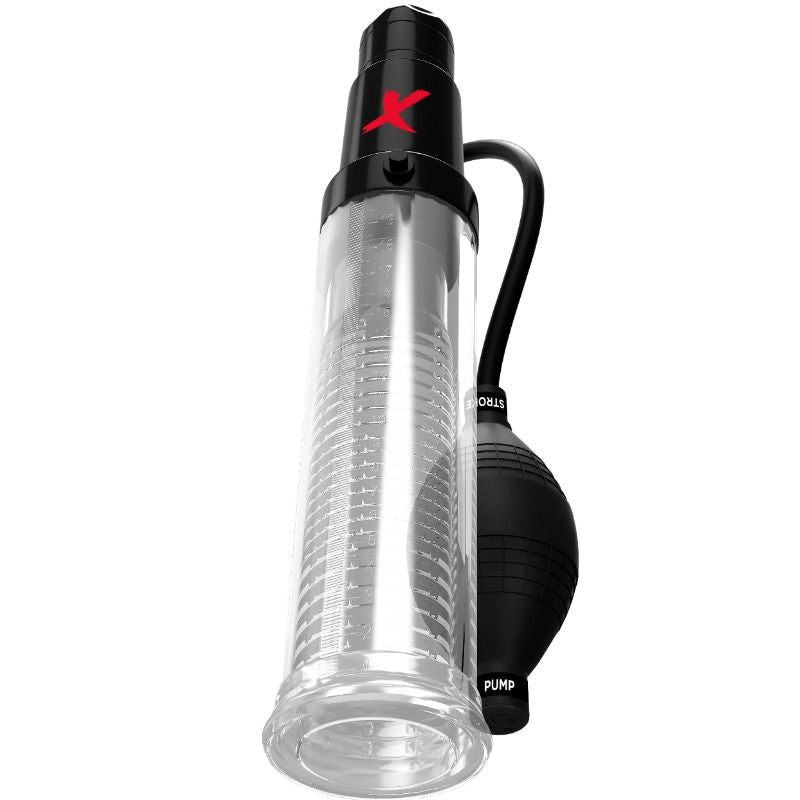 PDX ELITE - STIMULERENDE GOLFPOMP MASTURBATOR MET VIBRATIE ZUIG- EN POMPSTROOK