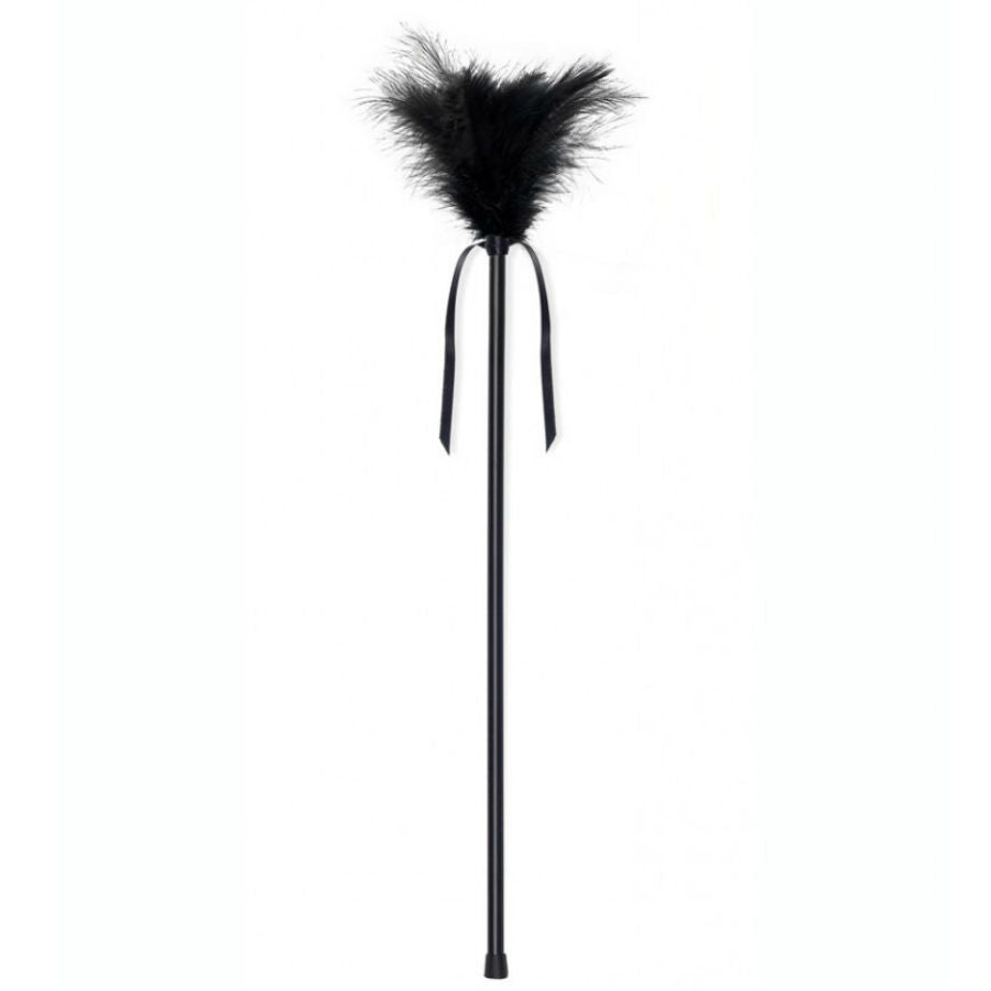 SECRETPLAY - ZWARTE VEERPEN 40 CM