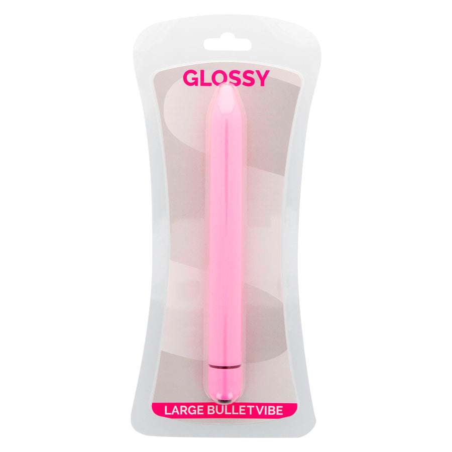 GLANZEND - SLANKE ROZE VIBRATOR
