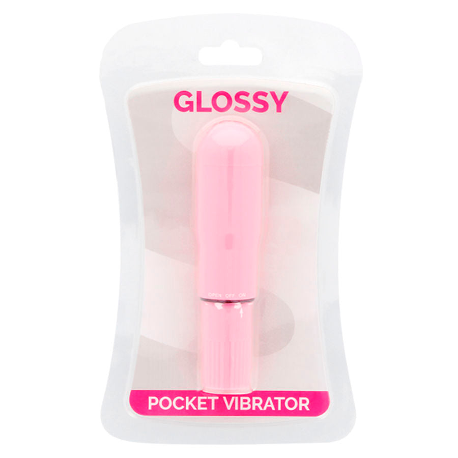 GLANZEND - ROZE ZAKVIBRATOR