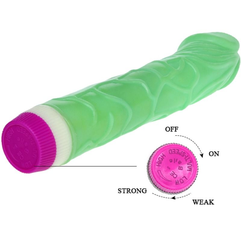 DANCE - WAVES OF PLEASURE VIBRATOR 23 CM GROEN