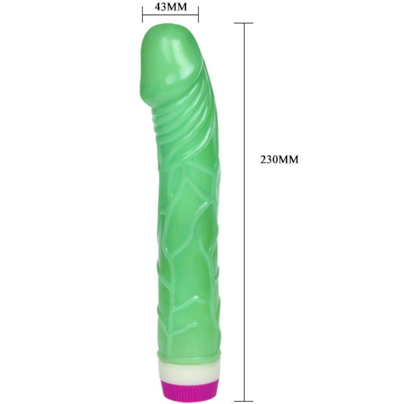 DANCE - WAVES OF PLEASURE VIBRATOR 23 CM GROEN