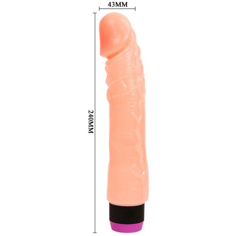 DANCE - NATUURLIJKE FLEXIBELE REALISTISCHE VIBRATOR 24 CM