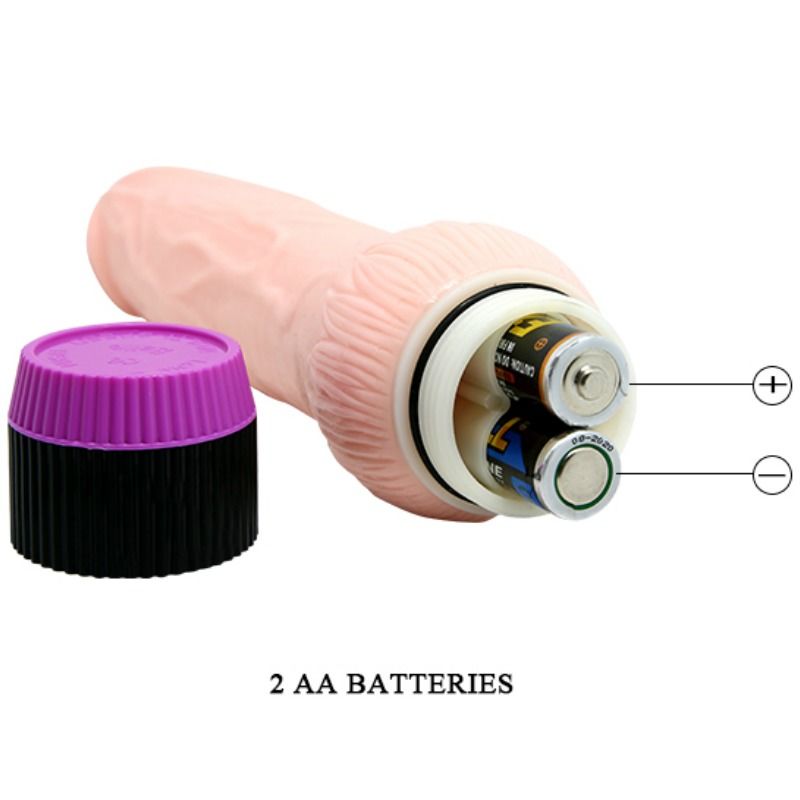 DANCE - ADOUR CLUB REALISTISCHE VIBRATOR BREDE BASIS 22 CM