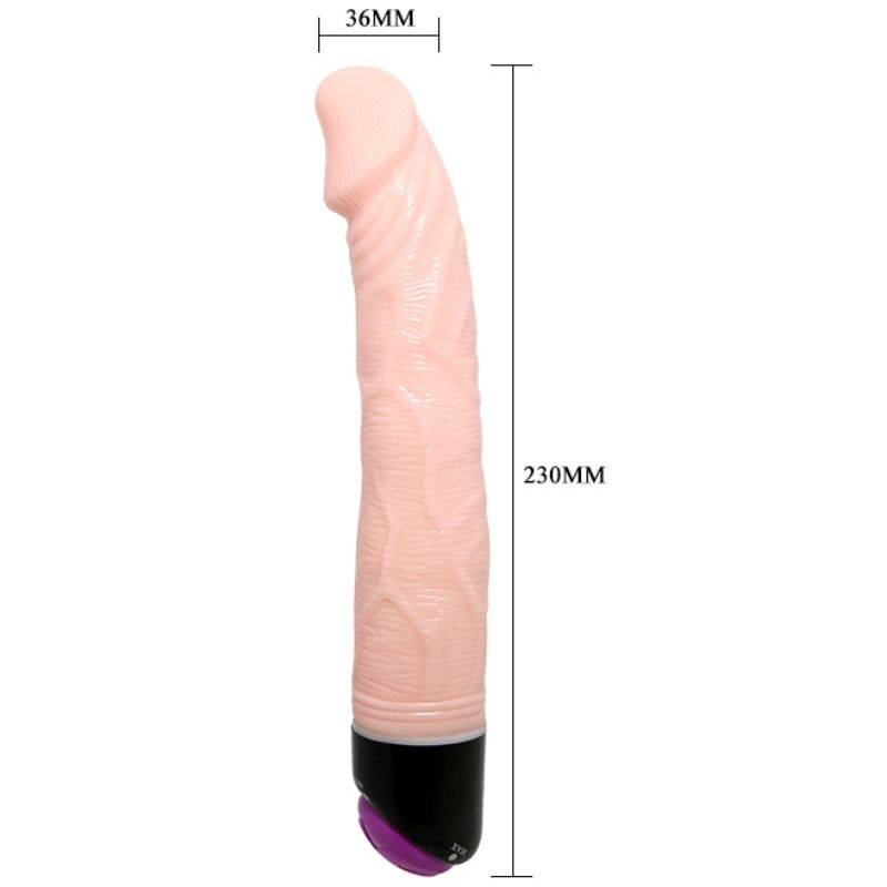 DANCE - ADOUR CLUB REALISTISCHE VIBRATOR 23 CM NATUURLIJK