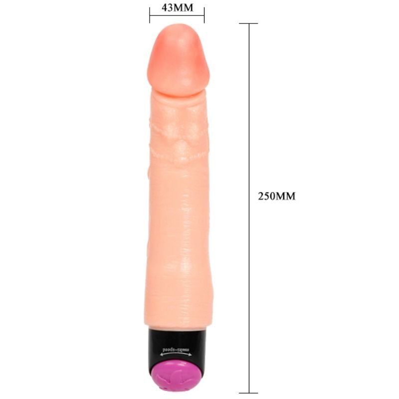 DANCE - FLEXIBELE REALISTISCHE VIBRATOR 25 CM