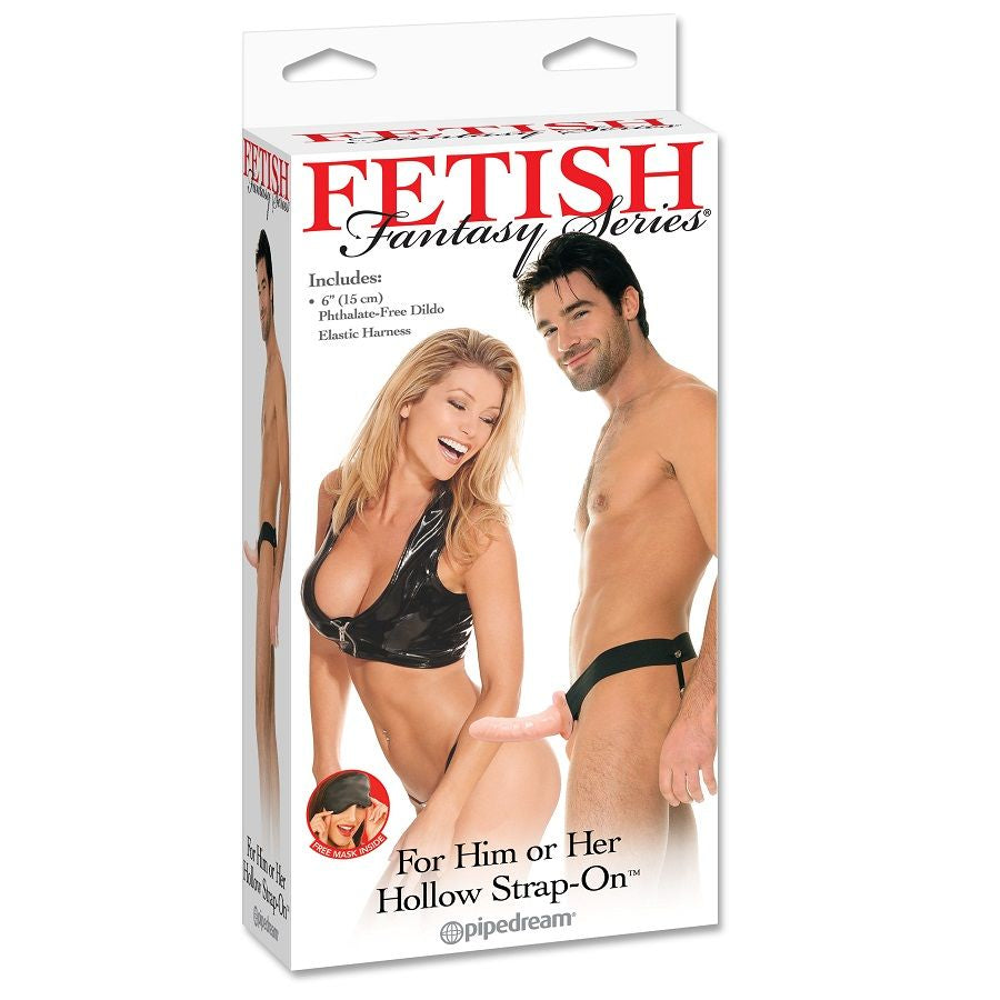 FETISH FANTASY SERIE - NATUURLIJK VERSTELBAAR HOL HARNAS 15 CM