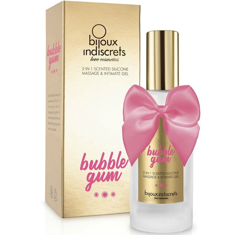 BIJOUX - BUBBLE GUM 2·IN·1 SCENTED MASSAGE & INTIMATE GEL 100 ML