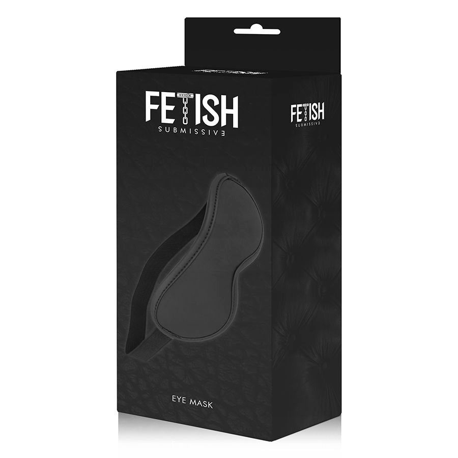 FETISH SUBMISSIVE – vegan leren blinddoek II met neopreen voering