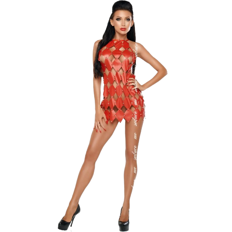 ME-SEDUCE - GWEN RODE RUGLOZE JURK S/M