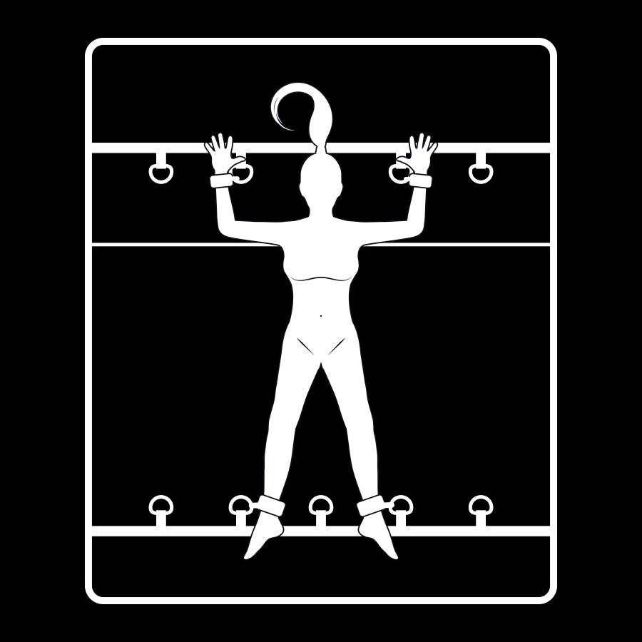 FETISH SUBMISSIVE – luxe bedbeugelset met neopreen voering