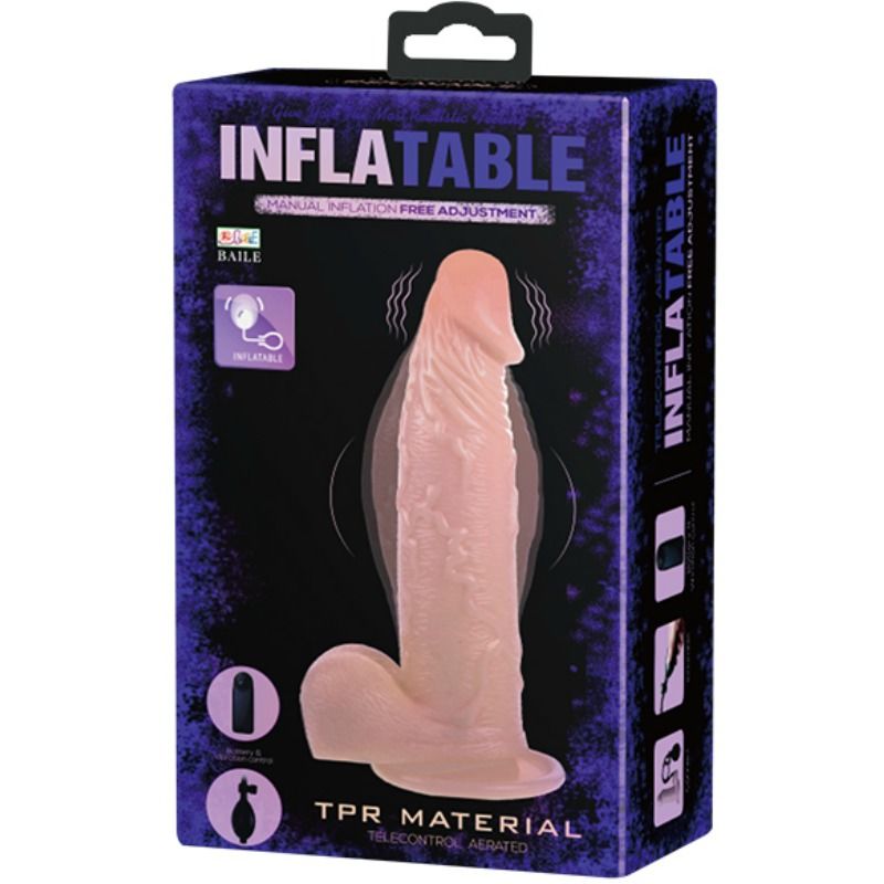 DANS - REALISTISCHE TRILLENDE EN OPBLAASBARE DILDO