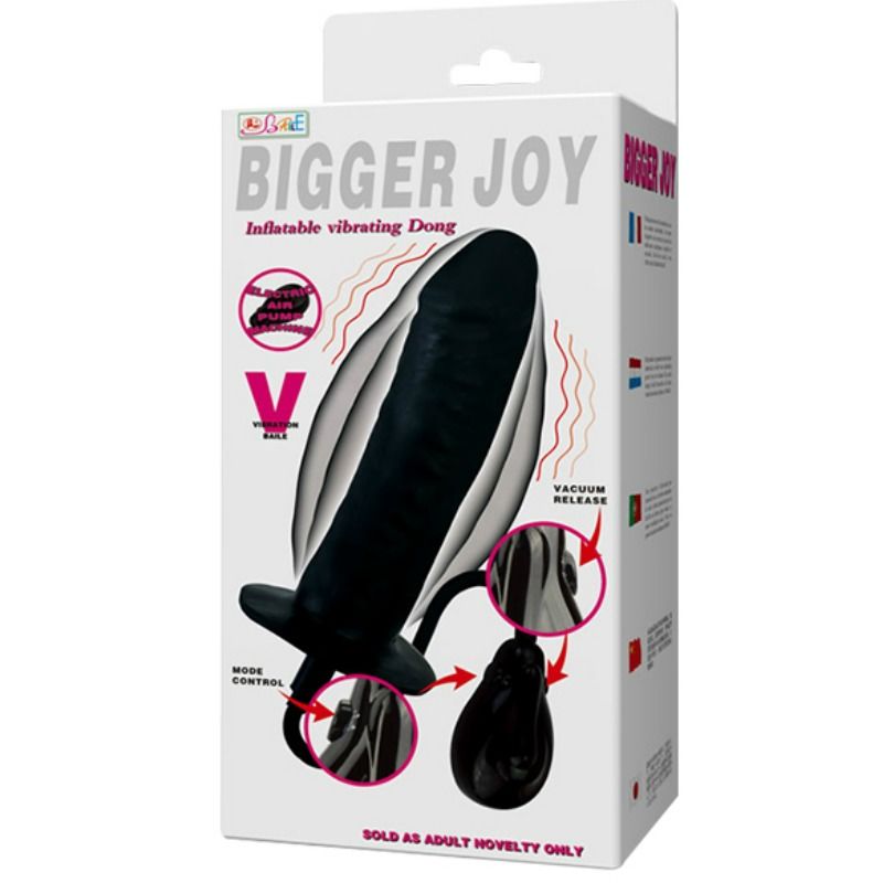 DANCE - BIGGER JOY OPBLAASBARE VIBRERENDE DILDO 16 CM