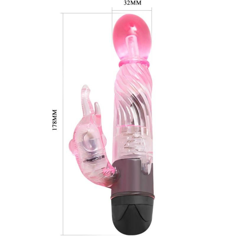 DANS - GEEF JE EEN SOORT LIEFDE VIBRATOR MET ROZE KONIJN 10 MODI