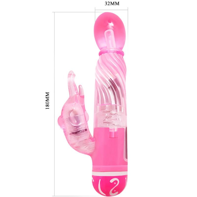 DANCE - MEERSNELHEDEN VIBRATOR MET ROZE STIMULATOR